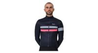 chaqueta de manga larga rapha brevet insulated azul rosa  hombre