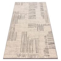 alfombra wool angel 1222  52023 lineas beige  gris 200x300 cm