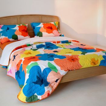 Colcha Bloom Play 180x260 Cm (cama 80/90/105)