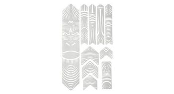 All moutain styl frame guard xl   10pcs   ape   white