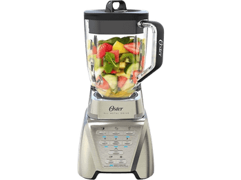 Batidora de vaso - Oster Pro BLSTMB-CT0-050, 1100 W, 16600 rpm, 3 Velocidades, 2 l, Plata