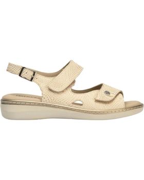 de PITILLOS SANDALIA CON VELCROS PITLLOS PARA MUJER 5580 COLOR ORO