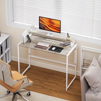 Escritorio Plegable Con Soporte Extraíble Para Monitor, 100 X 48 X 87,5 Cm, 70 Kg