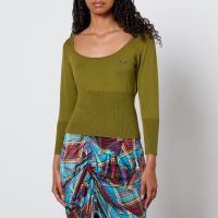vivienne westwood bebe cotton and cashmere-blend jumper - m