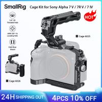kit de jaula smallrig a7 v para sony alpha 7 v  7r v  7 iv con abrazadera para mango superior de cable hdmi con placa de liberacion rapida arca-swiss