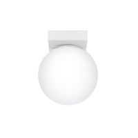 lampara de techo blanco acero alt 15 cm