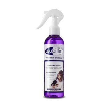 LEUcillin spray 250 ml Desinfectante tópico natural que promueve la cicatrización y prevención de infecciones para todo tipo de animales Chemical Ibérica