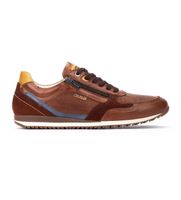 pikolinos para hombre m2a-6292c1 zapatillas de piel liverpool marron 42 plano cordones cremallera casual