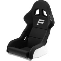 asiento sim racing fanatec clubsport gt blanco reforzado con fibra soporte lumbar 635x653x920mm