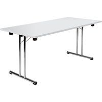 space folding table - white white