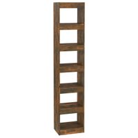 estanteriadivisor de espacios madera color marron 40x30x198 cm