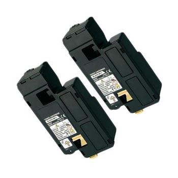 Compatible Multipack Epson Aculaser C1750N Printer Toner Cartridges (2 Pack) -C13S050614