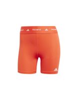 mallas de fitness adidas techfit short mujer rojo
