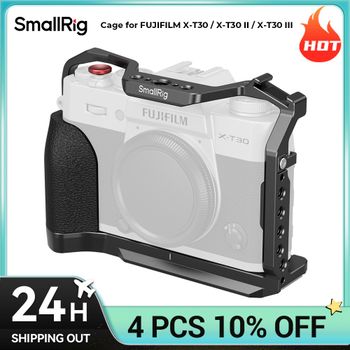 Cámara SmallRig X-T30 II / X-T30 III, jaula completa para FUJIFILM X-T30 / X-T30 II /X-T30 III con placa de liberación rápida Arca-Swiss 5662