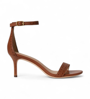 lauren ralph lauren para mujer 802p10639002 sandalias de piel allie marron 40 3 a 5cm hebilla casual fiesta clasico