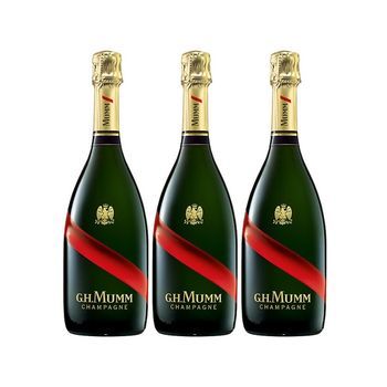 Pack 3 Mumm Grand Cordon  Francia Champagne 75 Cl. 12.0º