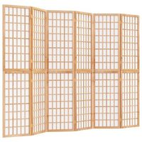 biombo plegable con 6 paneles estilo japones 240x170 cm vidaxl