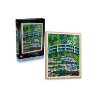 lego art claude monet puente sobre estanque de nenufares 31220 3179 piezas