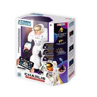 robot charlie astronauta con app