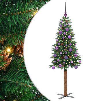 Árbol De Navidad Delgado Verde 150 Cm Vidaxl