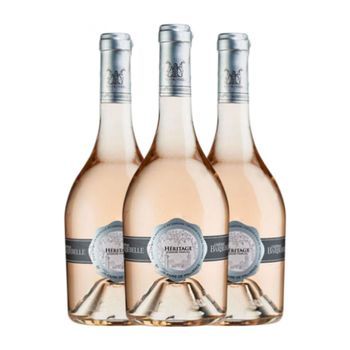 Château Barbebelle Vino Rosado Heritage Francia Joven 75 Cl 13.5% Vol. (pack De 3 Unidades)