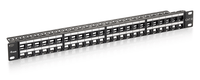 patch panel vacio utp cat6 48 puertos keystone slim 1u