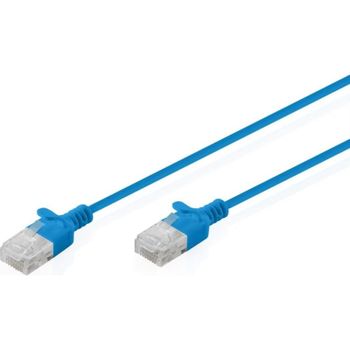 Cable de Red Digitus CAT6 U/UTP Slim Patch 2m Azul