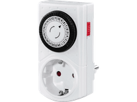 adaptador enchufe - hama 69223301 temporizador 3680 w silencioso blanco
