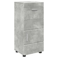 juego de muebles de bano tulum gris concreto 37 x 315 x 82 cm vidaxl