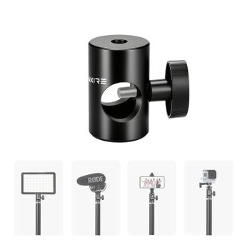 Adaptador de Extremo Lanxire 16mm para Soporte de Luz, Convertidor de Rosca Hembra Rápida 1/4