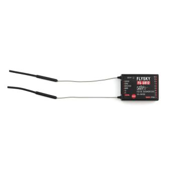 Receptor Flysky FS-SR12 2.4GHz 12CH con antena dual para modelos de ala fija,coche RC,barco y robot