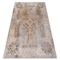 alfombra de lana nain roseton 153951655 gris  beige 160x230 cm