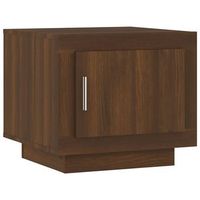 mesa de centro 51x50x45 cm madera - marron