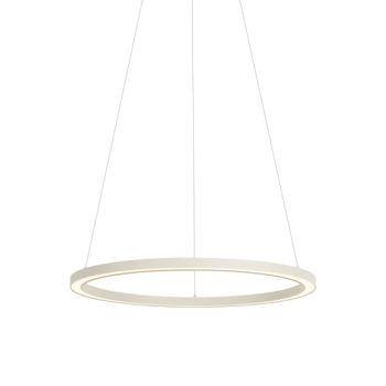 Lámpara colgante diseño beige led 60 cm