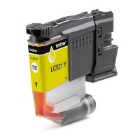 cartucho de tinta brother lc521y amarillo 500 paginas pack individual