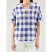 woolrich camisa check voile shirt para mujer