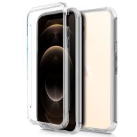 cool funda silicona 3d transparente trasera y delantera iphone 12 pro max