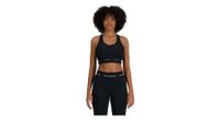 sujetador deportivo de sujecion media new balance sleek negro