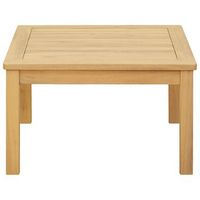 mesa de jardin  mesa de cafe acacia clara 60 x 60 x 36 cm