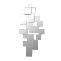 espejo de pared irregular rectangulos superpuestos 72110