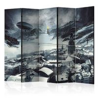biombo - winter in riga ii 225x172 cm