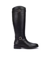 pikolinos para mujer w3c-9632 botas de piel puertollano negro 37 plano 1 a 3cm cremallera casual