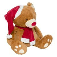 peluche oso gigante de navidad 100cm