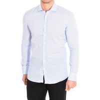 cafe coton camisa manga larga bruce4 para hombre