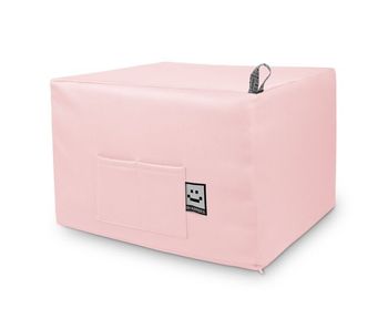 Puff cama confort rosa único happers