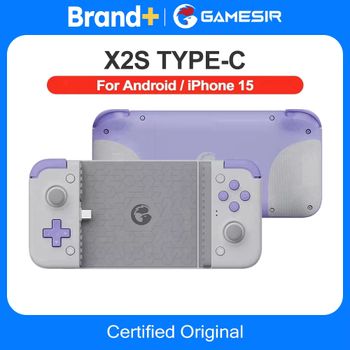 Gamesir X2s Móvil Mando de Juegos Gamepad Andriod Mobile Pro controlador de juegos portátil móvil puerto Usb tipo C para iphone 15 con palos de efecto Hall