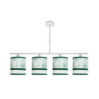 fabrilamp lampara caledonia 4xe14 blanco verde regx75x14cm