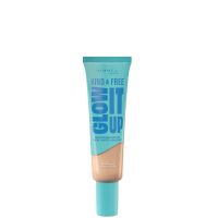 rimmel london kind  free glow it up moisturising skin tint 30ml various shades - 001 fair porcelain