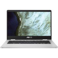 asus c423na 14 intelu0026regceleron chromebook - 32 gb emmc black  silver black
