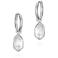 jorge revilla pendientes pendientes con diamante herkimer para mujer